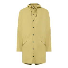 RAINS W3 Long Rain Jacket - Khaki