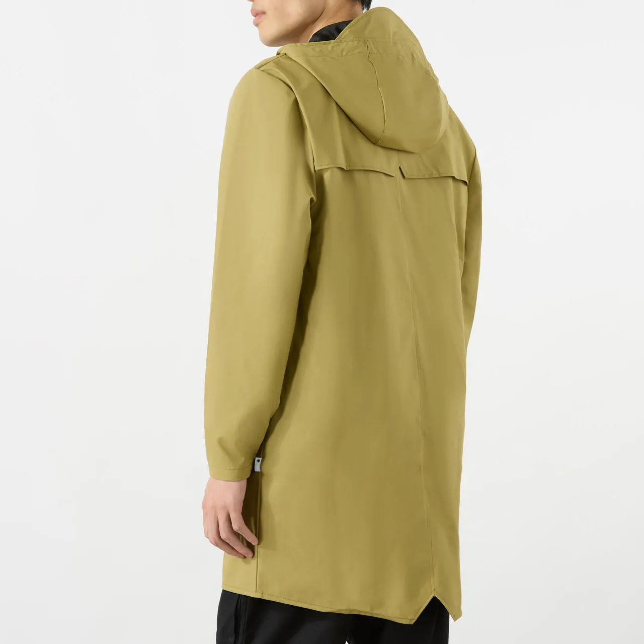 RAINS W3 Long Rain Jacket - Khaki