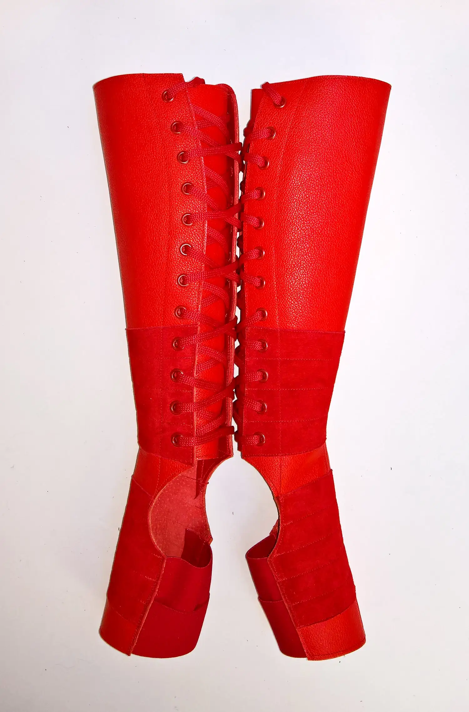 RED Aerial boots w/ Suede Grip