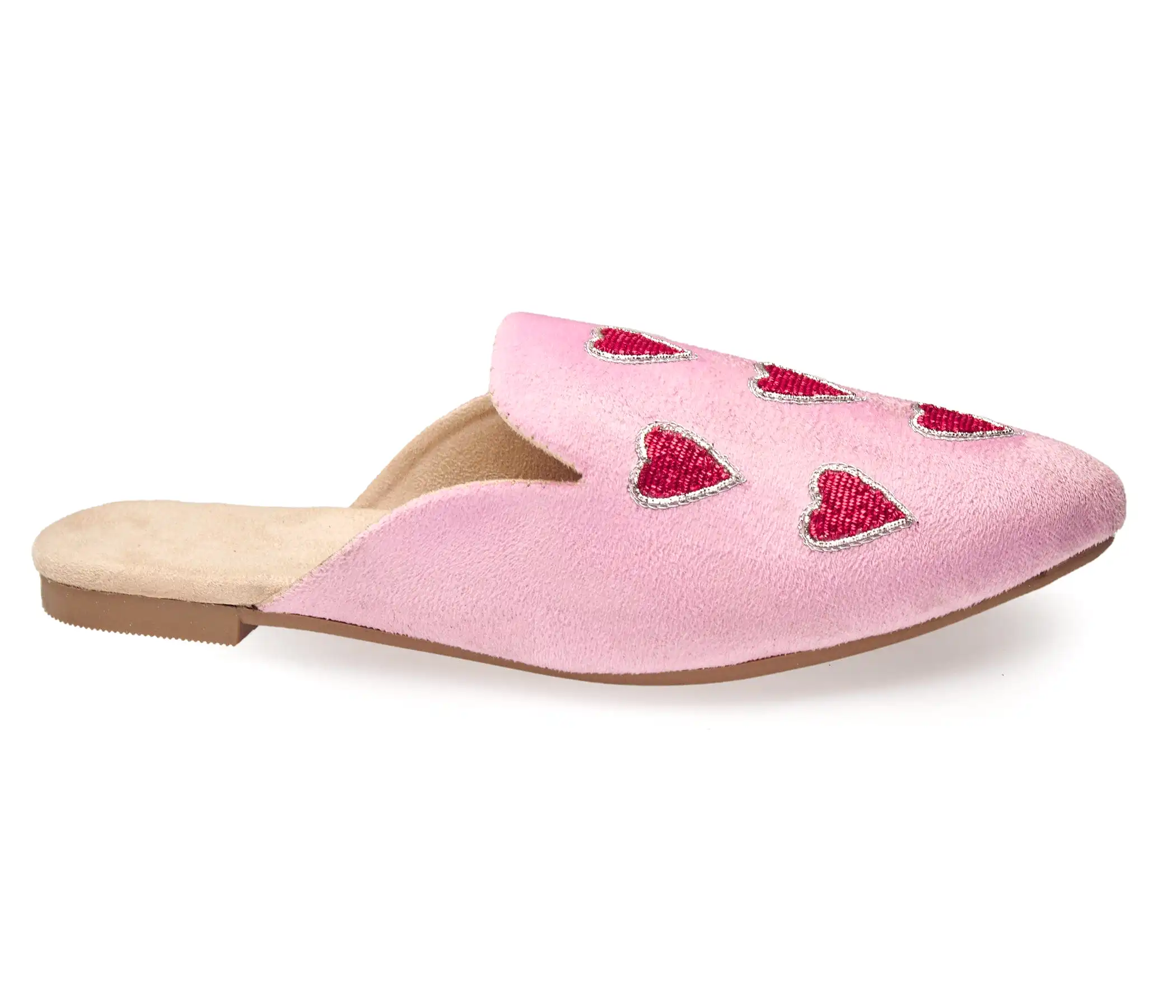 Red Heart Mules - Pink