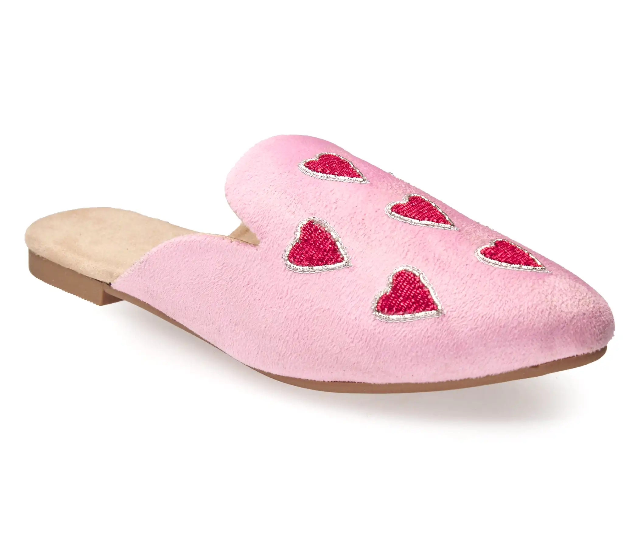 Red Heart Mules - Pink