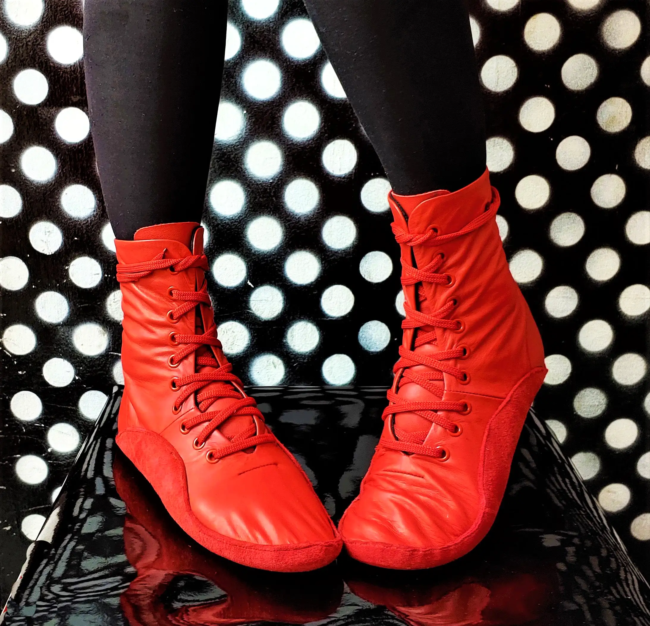 RED Tightrope Shoes Jazz Boot Style