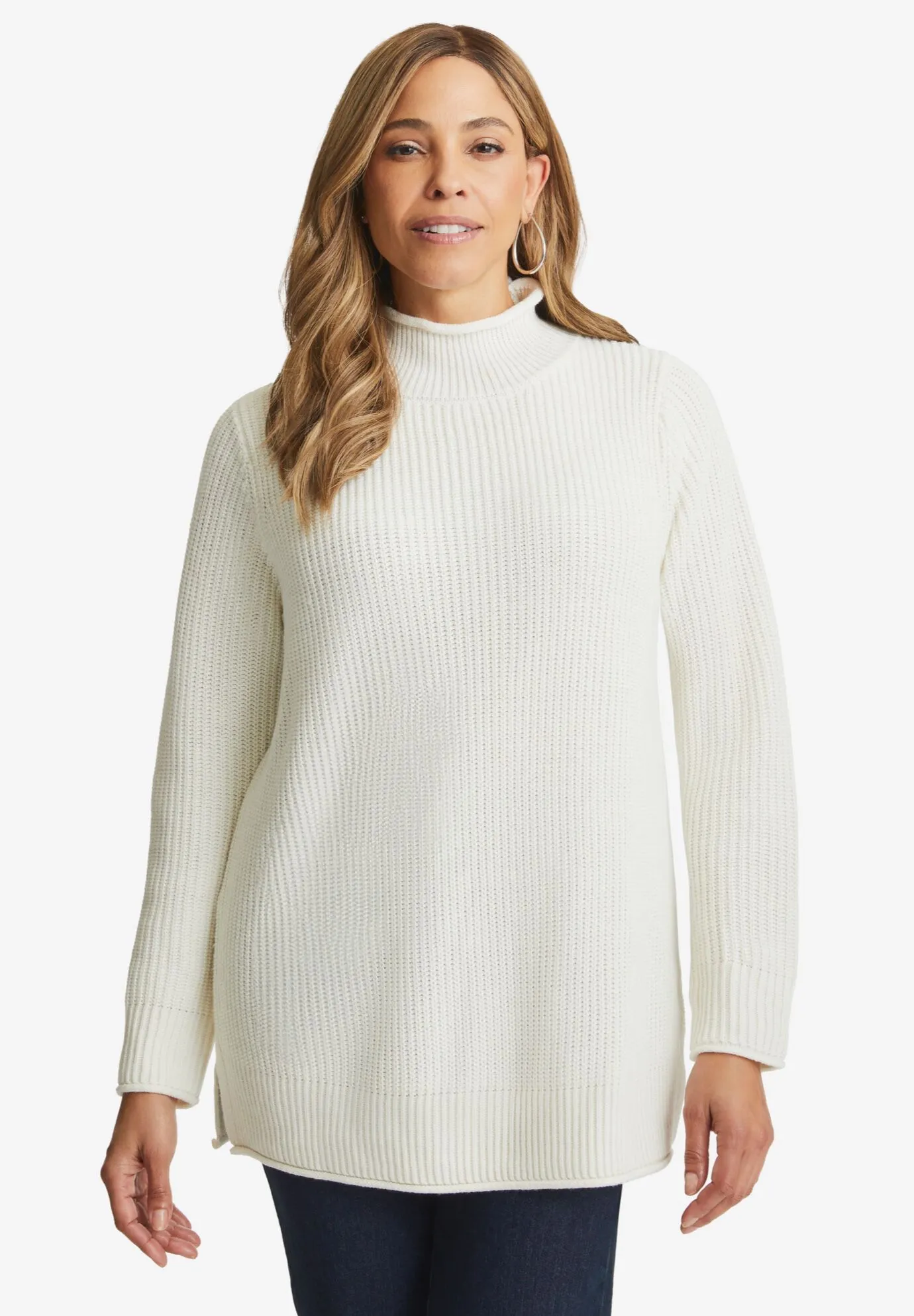 Rollneck Shaker Sweater