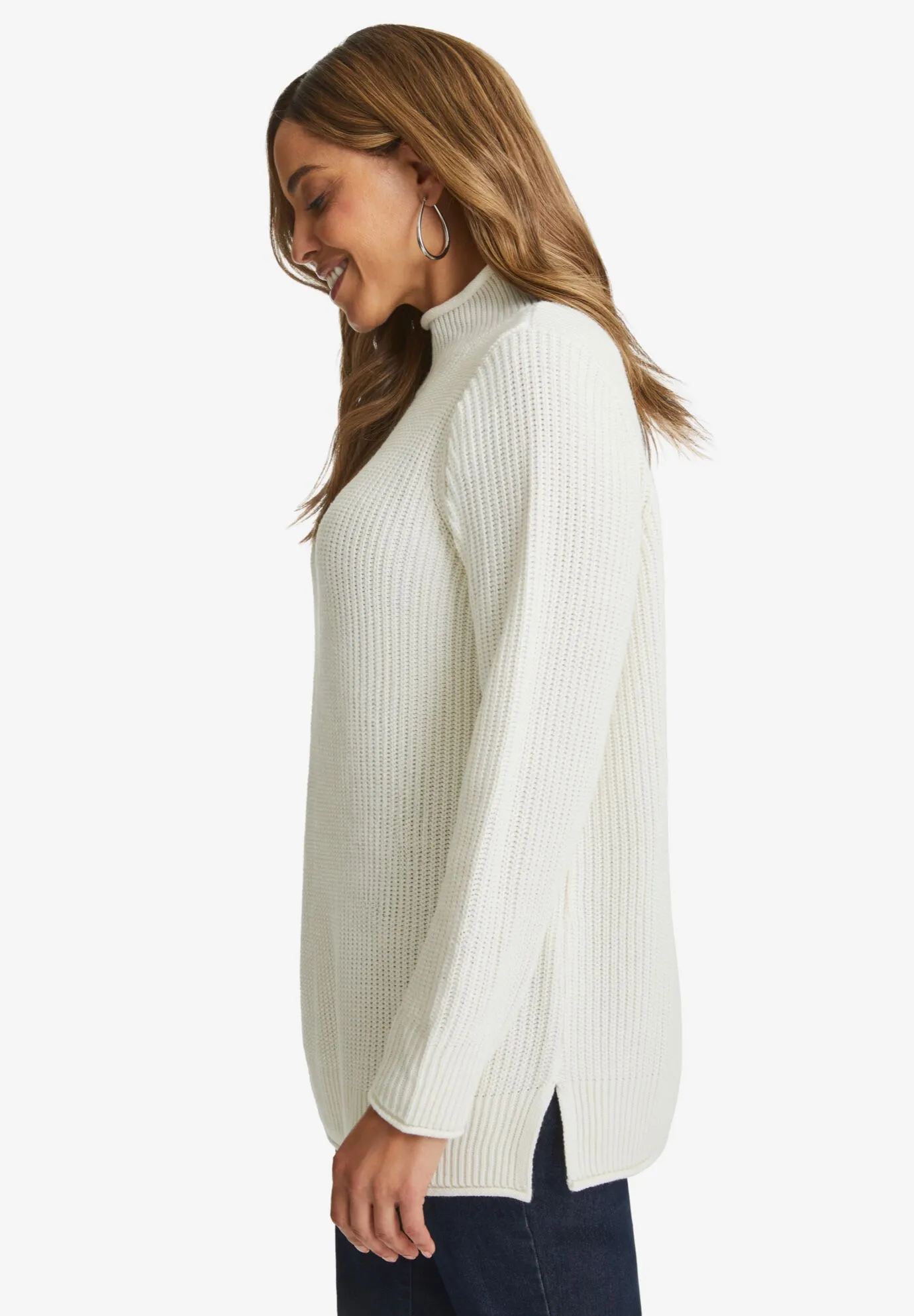 Rollneck Shaker Sweater