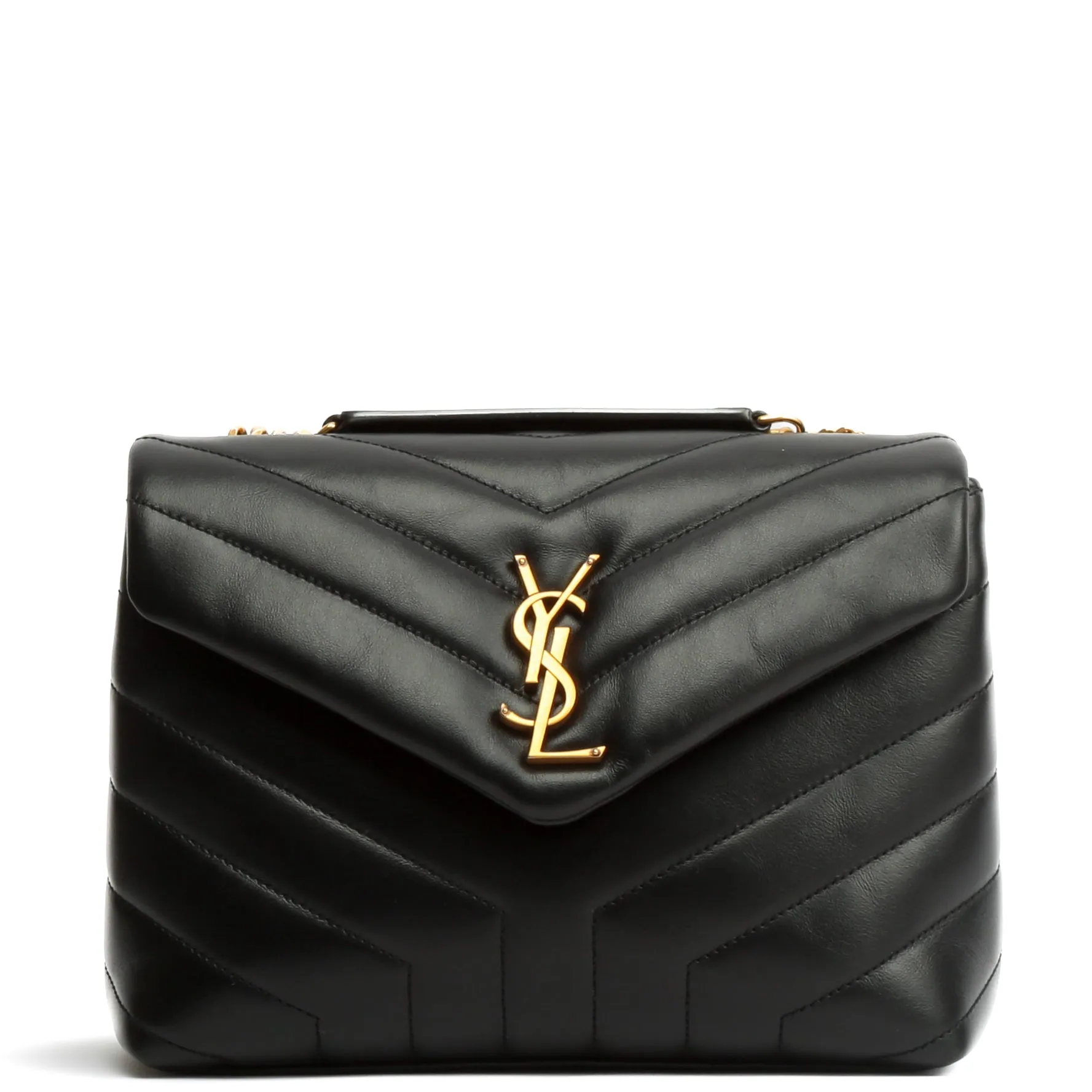 SAINT LAURENT Small LouLou Bag- Black