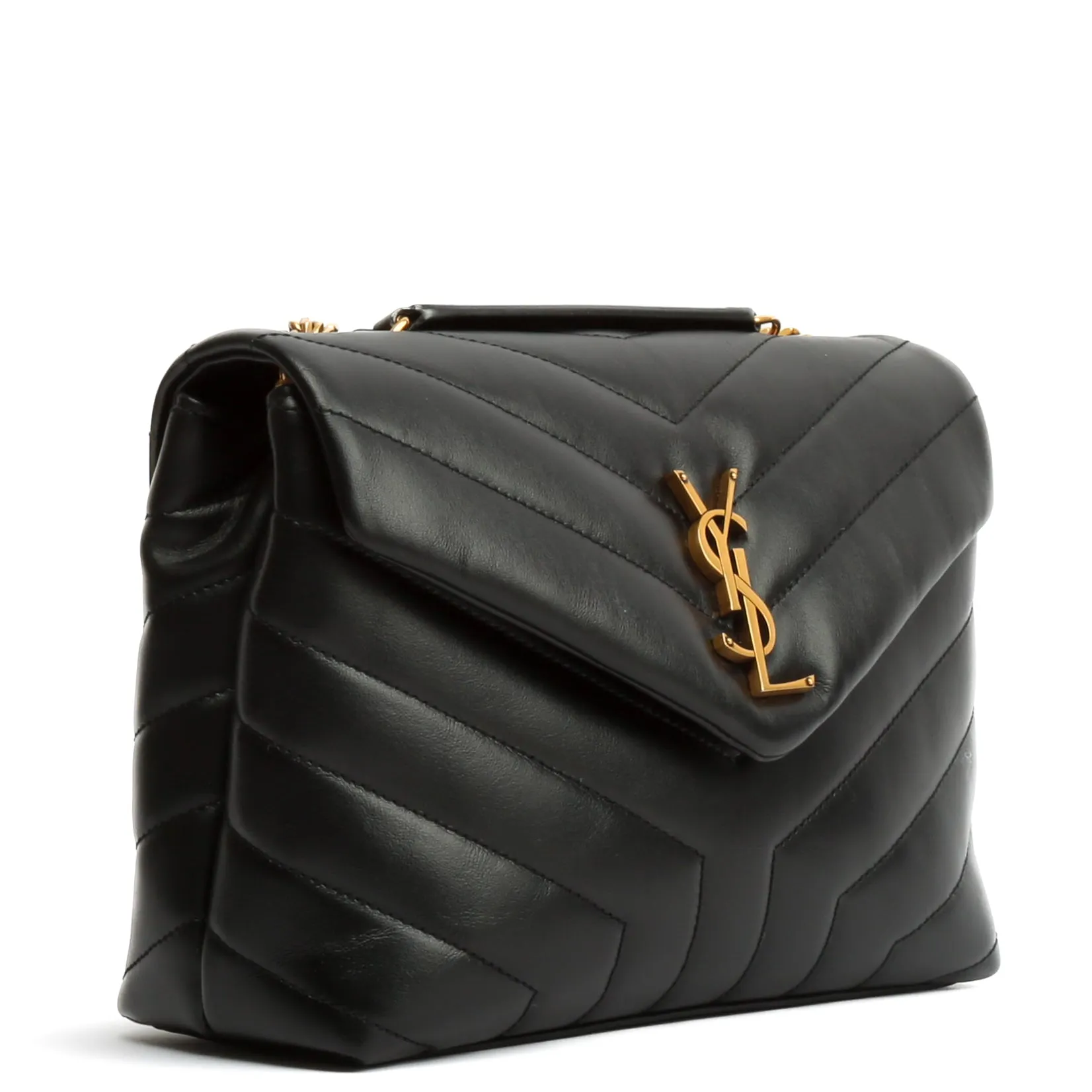 SAINT LAURENT Small LouLou Bag- Black