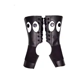 Short PEEKABOO Aerial boots w/ Black & White Eyes