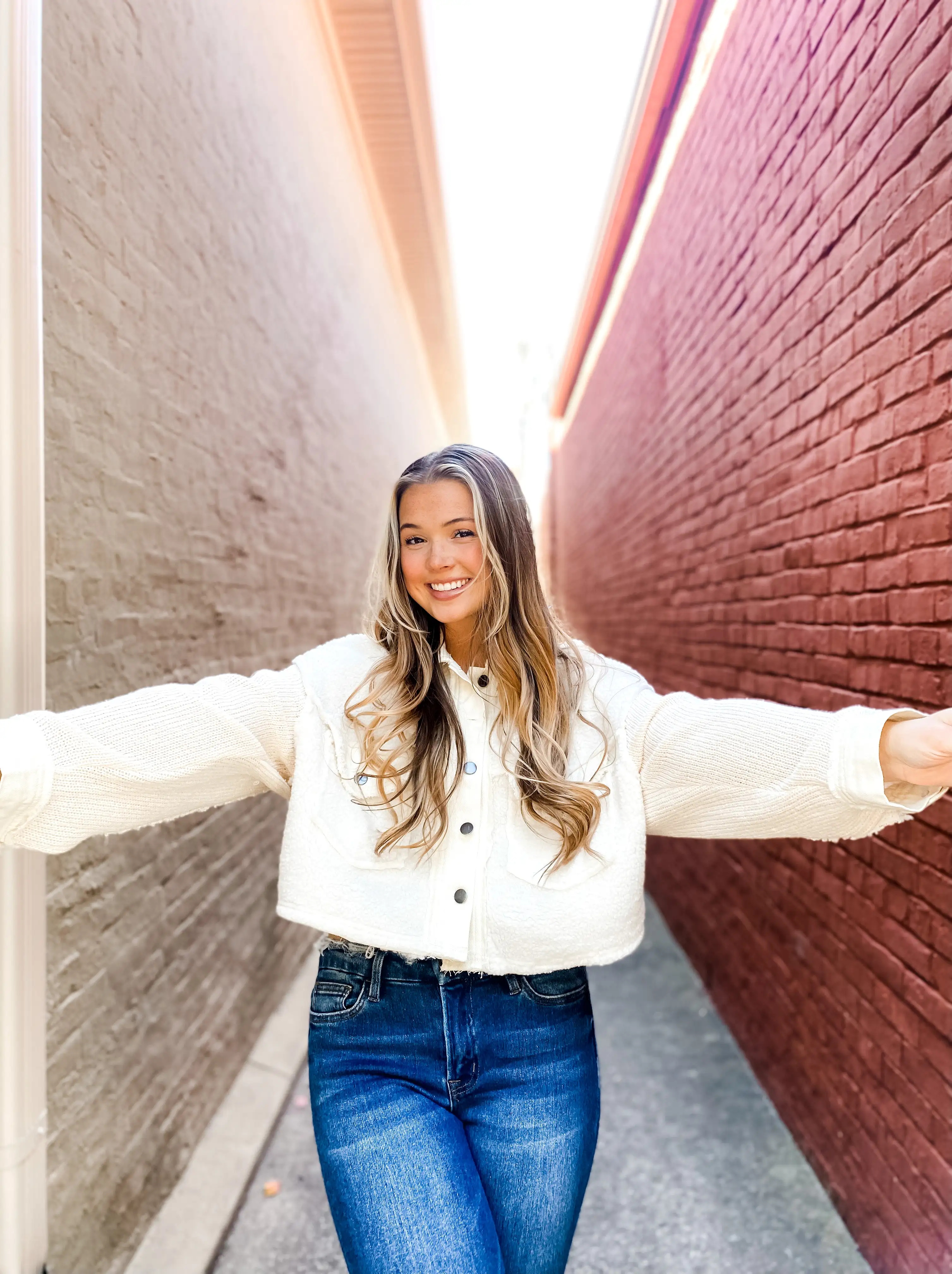 Snowflake Cropped Jacket