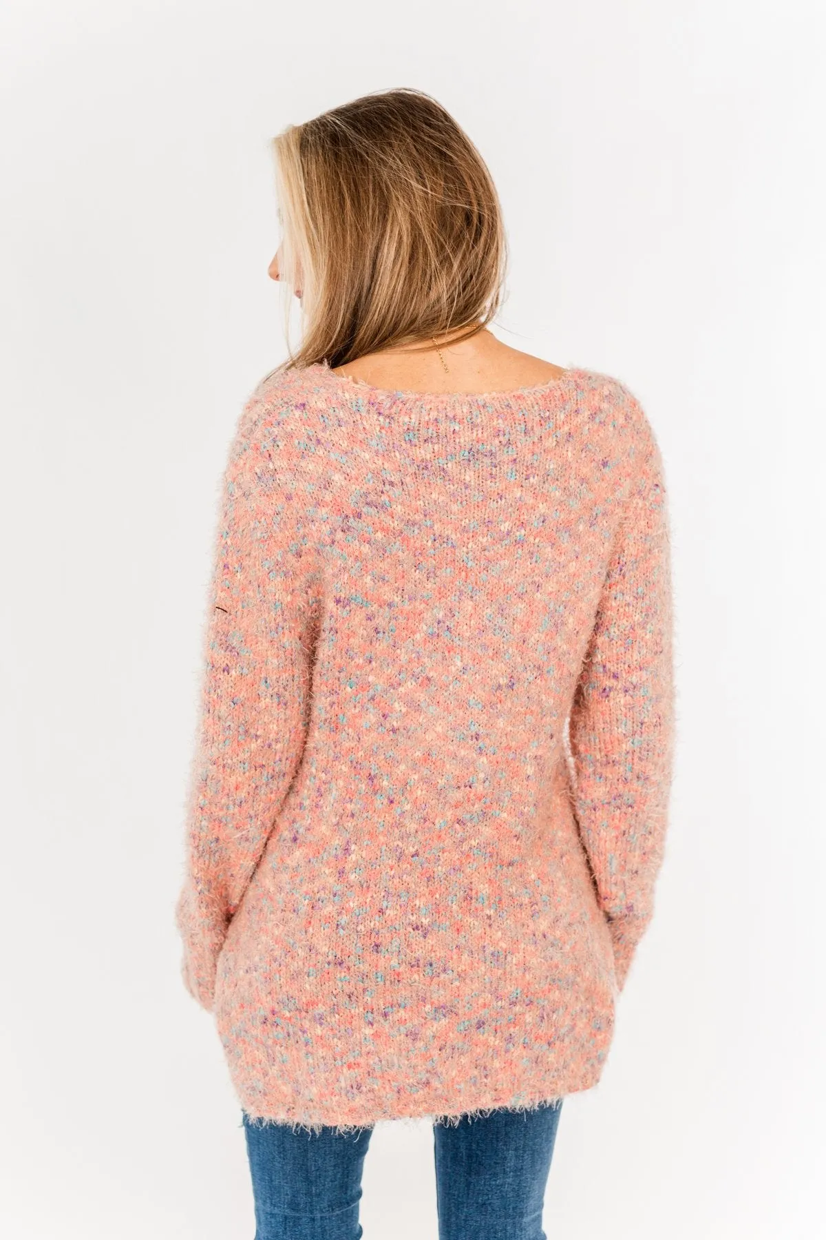 Somewhere With You Soft Knit Sweater- Multi-Colored