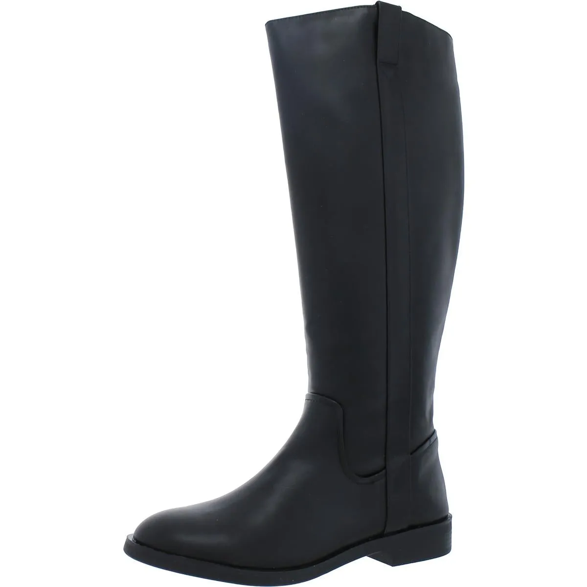 Style & Co. Womens Josephine Faux Leather Riding Knee-High Boots