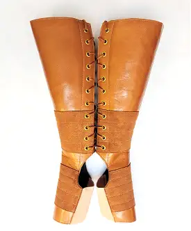 TAN Leather Aerial boots w/ Suede Grip