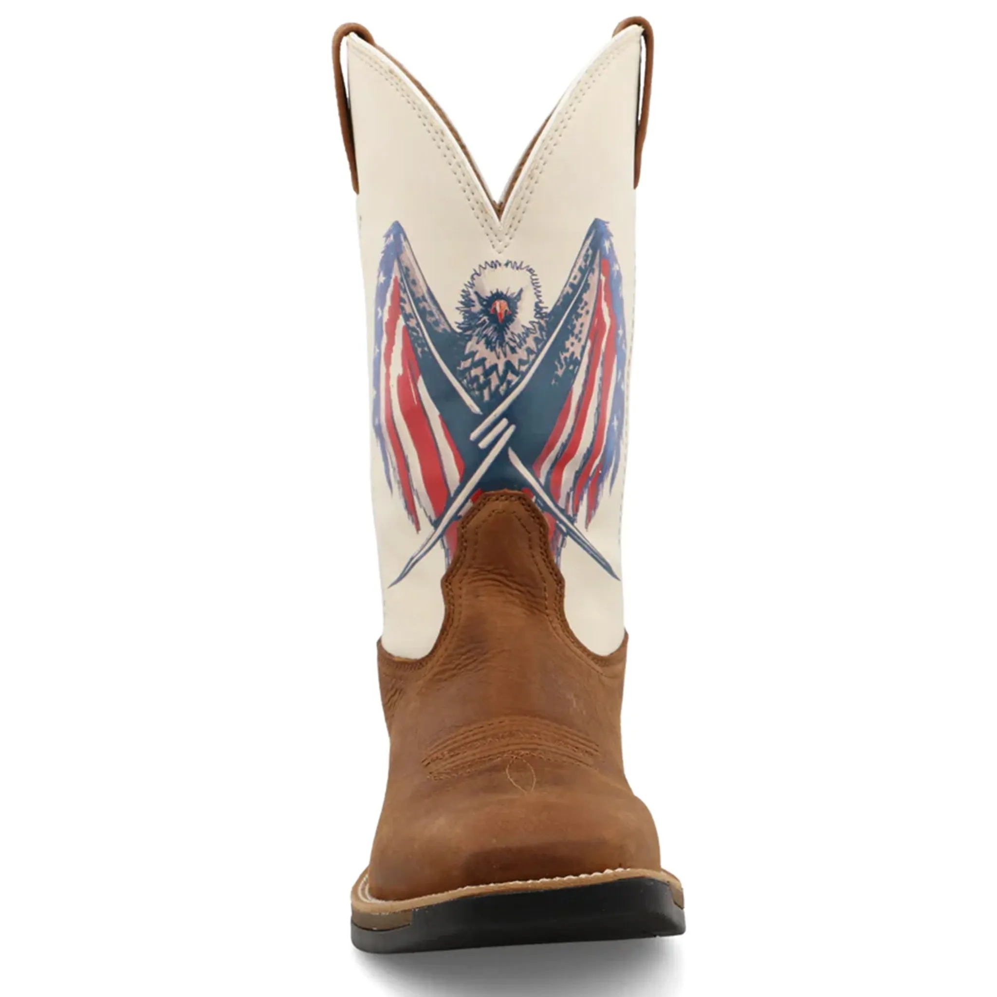 Twisted X Mens 12 TECH X Red White Blue Eagle Boots