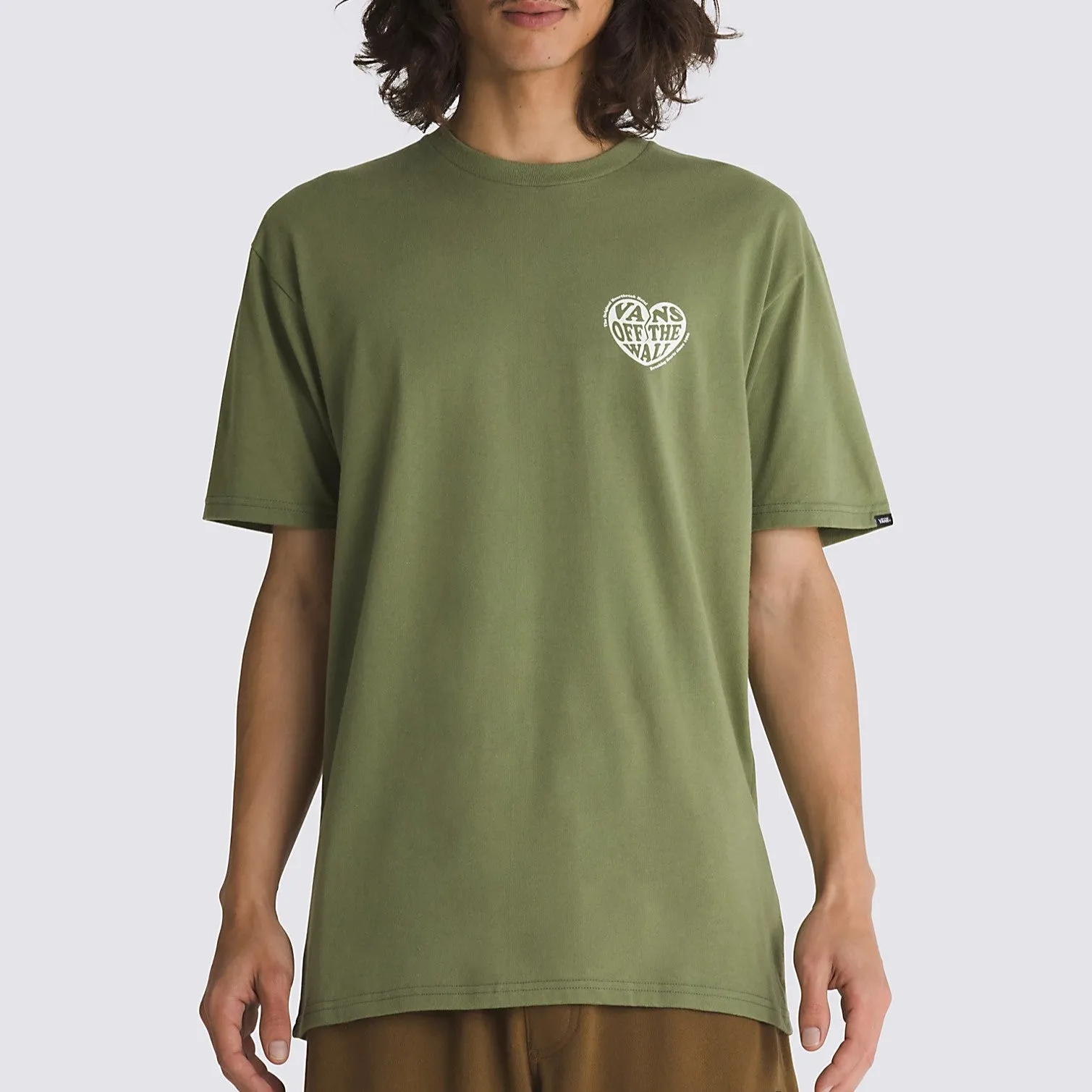 VANS No Players Graphic T-Shirt - Olive