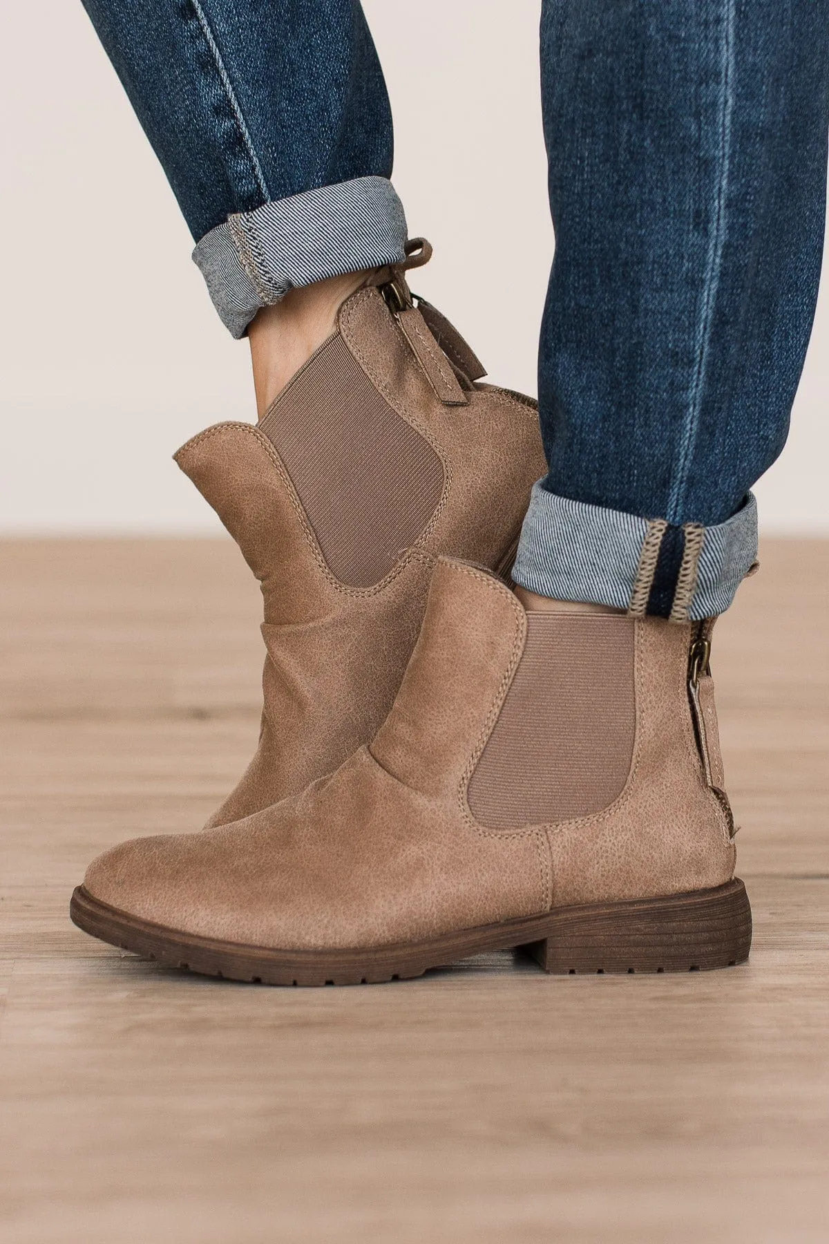 Very G Vienna Booties- Natural