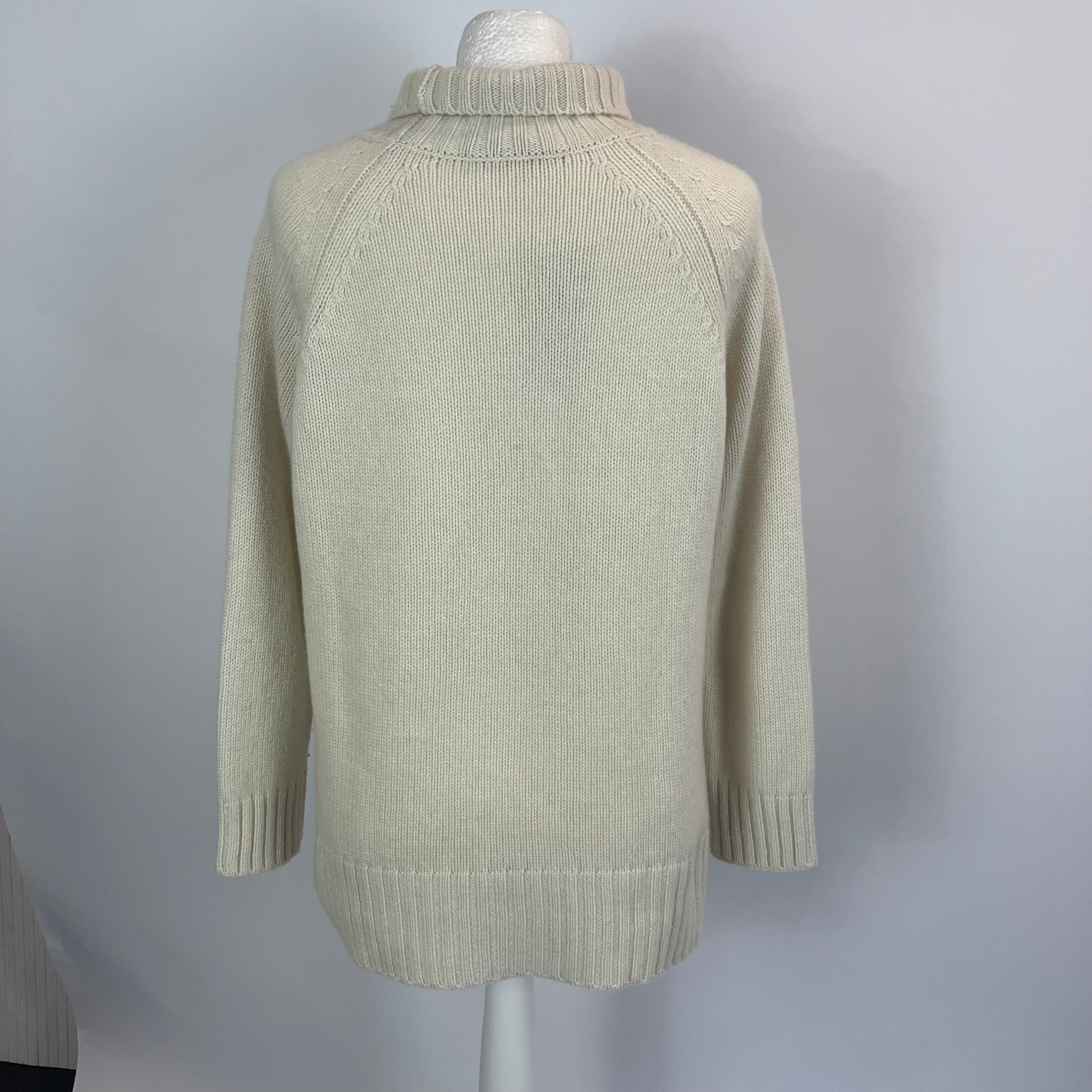 Weekend Max Mara Cream Thick Cashmere Sweater M