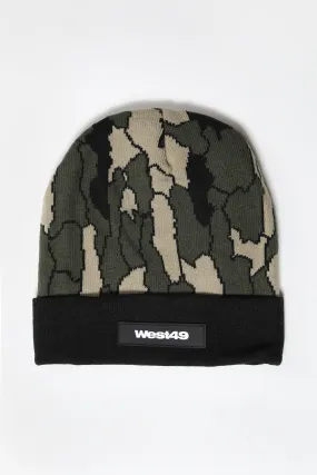 West49 Mens Mountain Camo Foldup Beanie