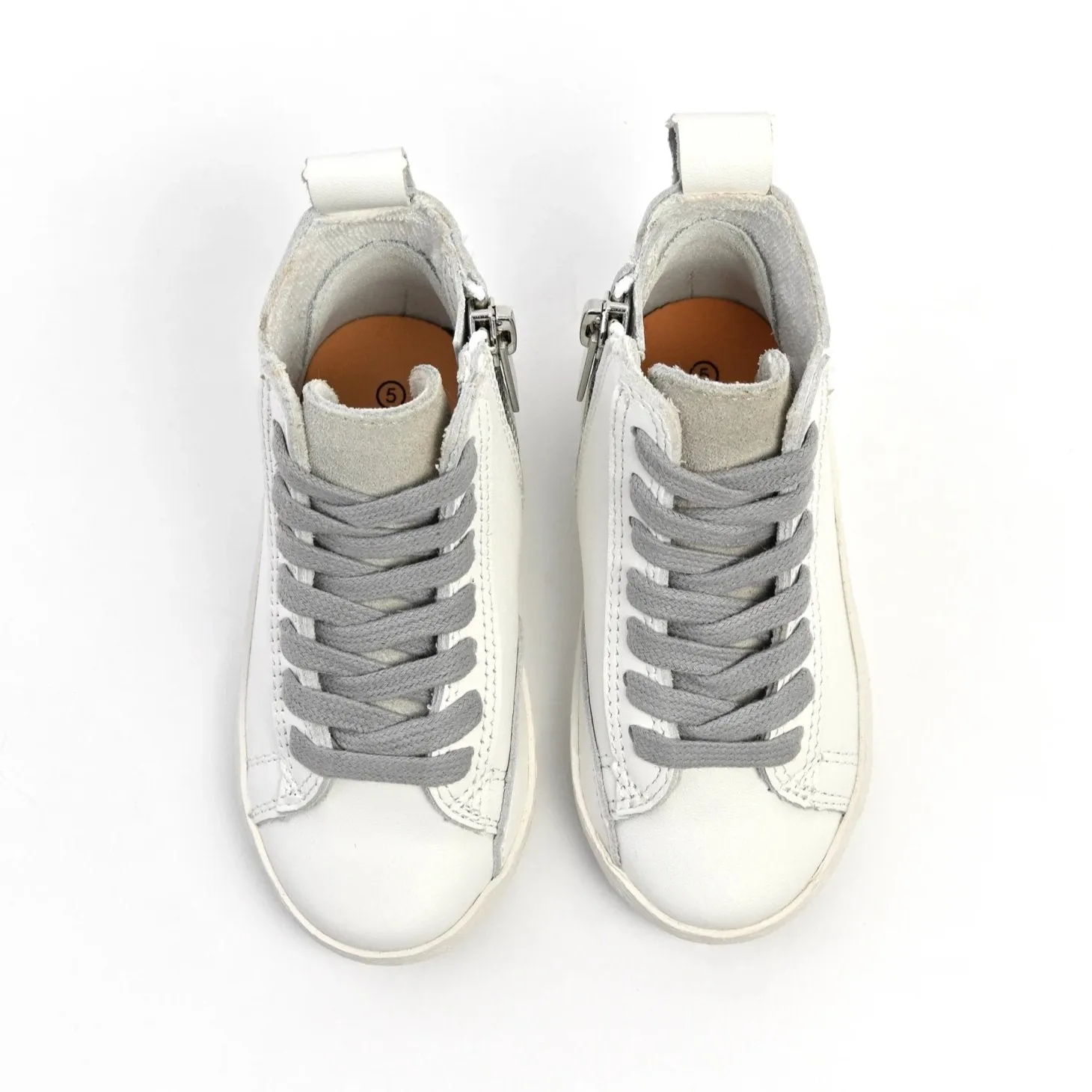 White - High Top Sneakers